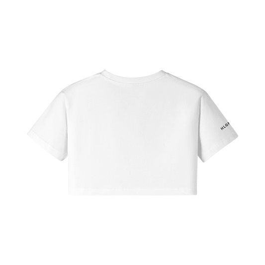 Ladies Core Crop Top - White - S1