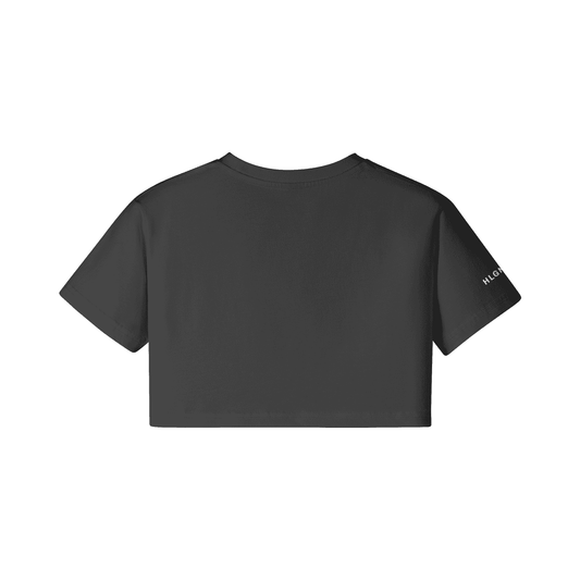 Ladies Core Crop Top - Black - S1